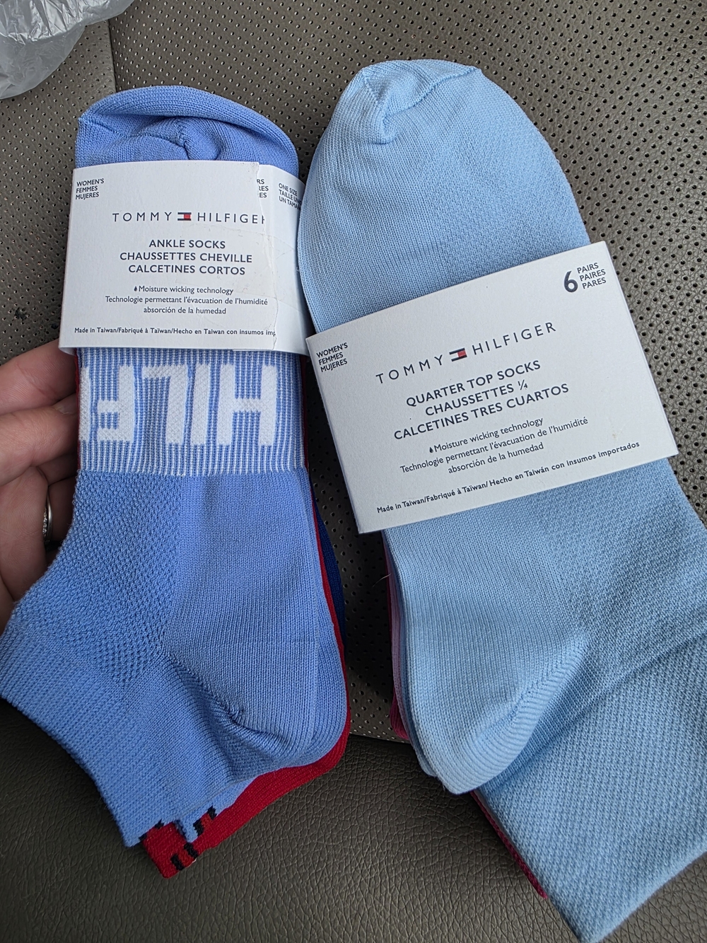 6 New Womens Tommy Hillfiger Ankle Socks